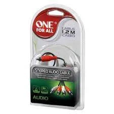 CABLE 2 RCA A 2 RCA 1.2 MTS ONE FOR ALL CC1110