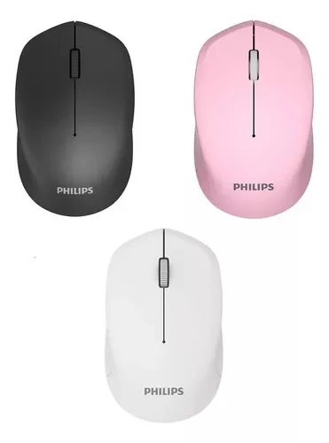 Mouse Inalambrico Philips M344 Receptor Usb Pc Notebook