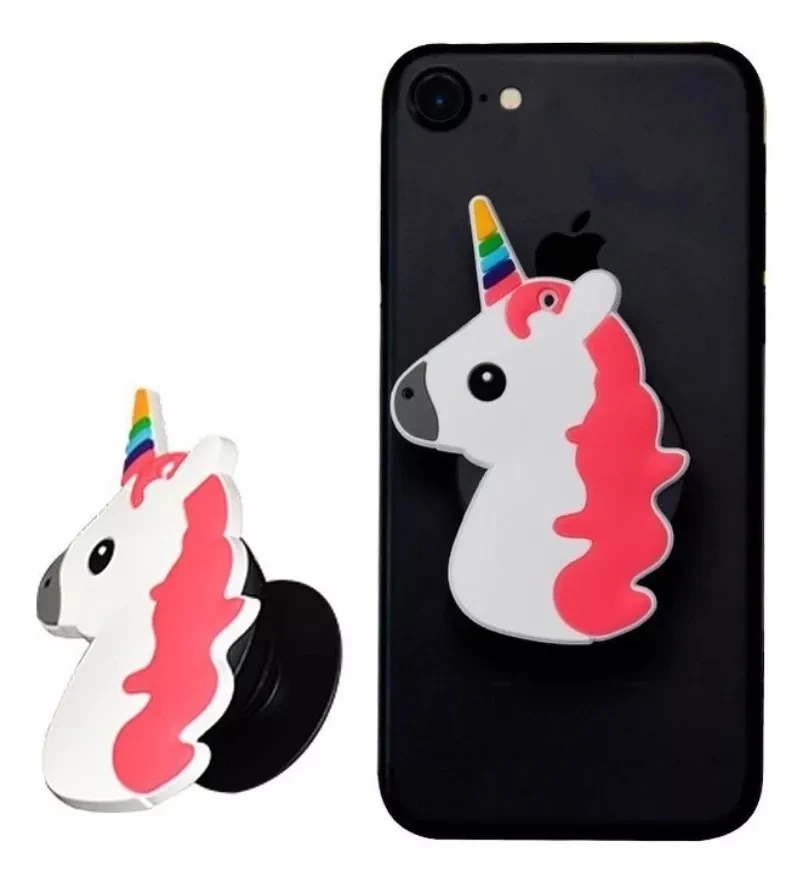 SOPORTE UNIVERSAL SILICONA POP SOCKET UNICORN SOUL