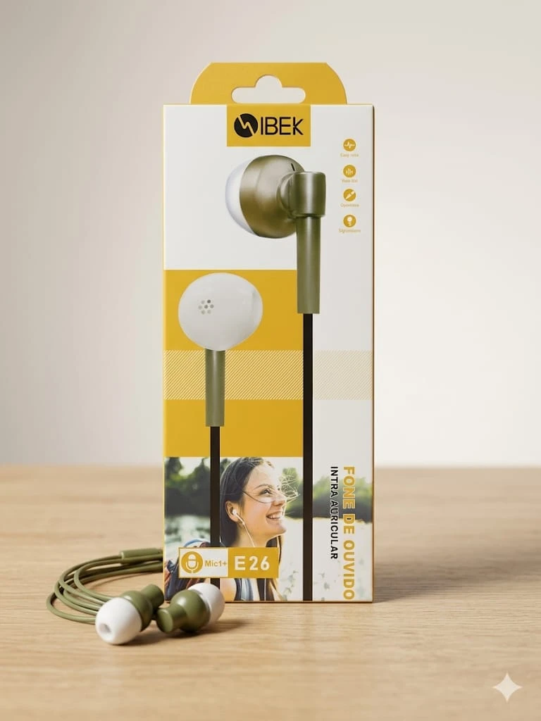 auricular mano libre con cable e26 ex01431 IBEK