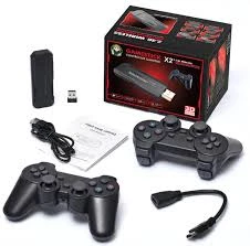 Consola Retro Game Stick X2 Hdmi Con 2 Joysticks Inalámbricos Emula Ps1, ps2, nintendo, atary con más de 50000 juegos