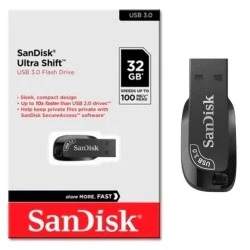 Pen Drive Sandisk 32gb 3.2 gen 1 flash drive Ultra Shift ORIGINAL