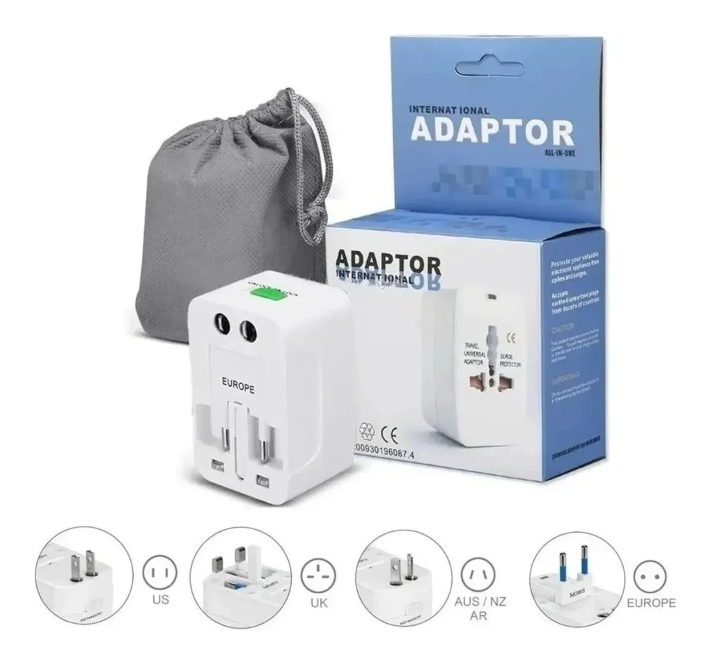 Adaptador Universal Viajero Viaje Enchufe Mundial