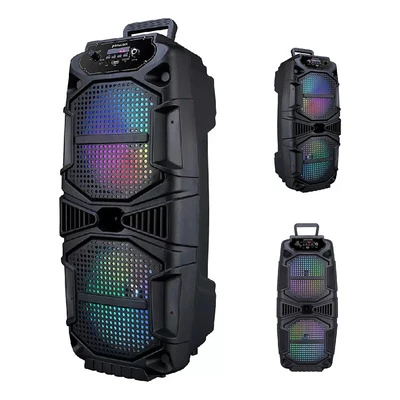 Torre Bafle Parlante Panacom Recargable Doble 2x8 Sp-3208 [OFERTA]