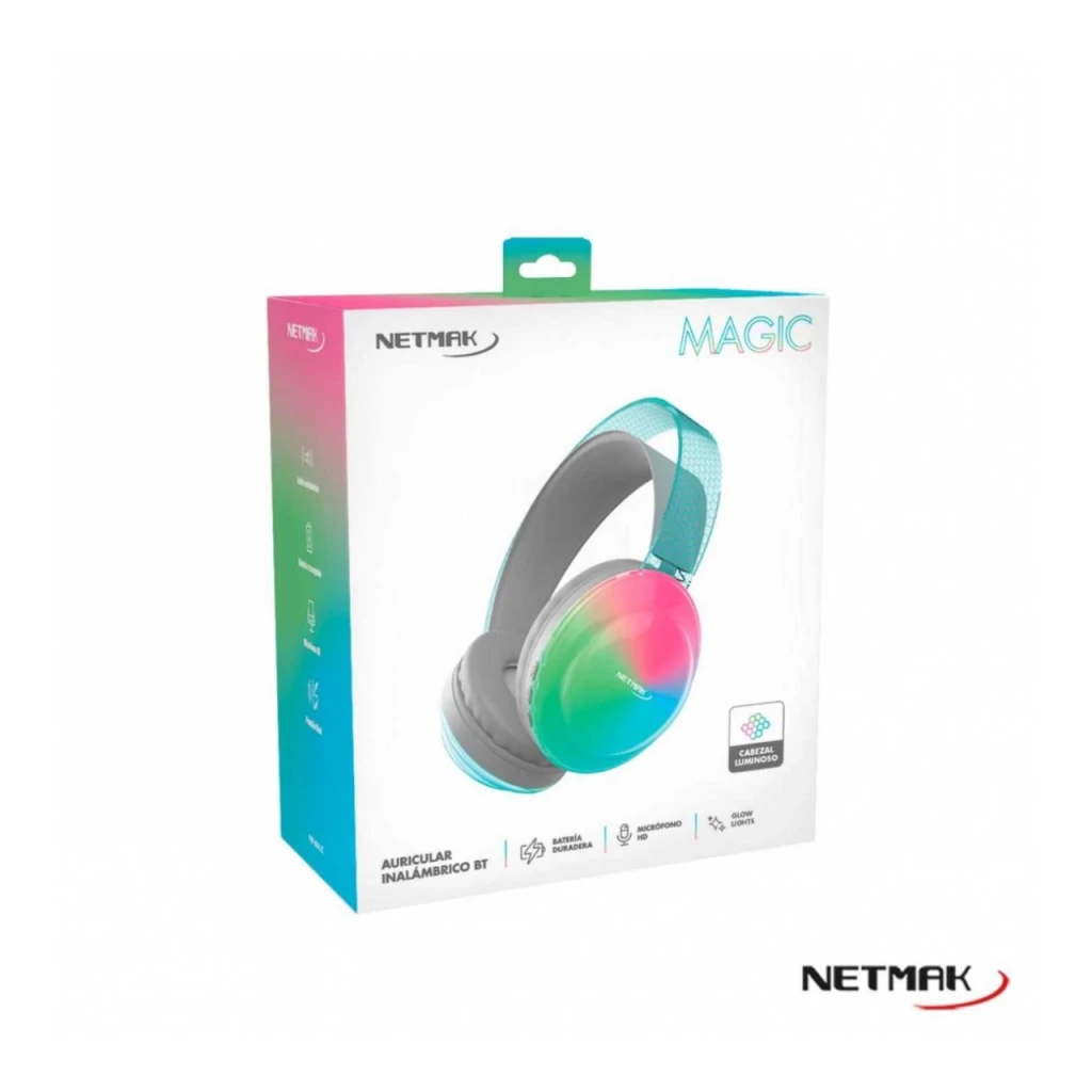 AURICULAR BT NETMAK VINCHA NM-MAGIC GLOW