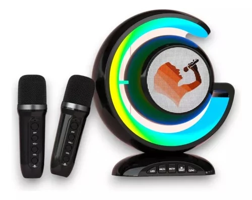 Parlante G Bluetooth Karaoke Portatil Luz Led con Microfono ys-110