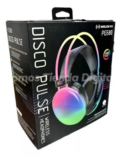 Auriculares Bluethooth Inalambrico Disco Pulse Led Rgb