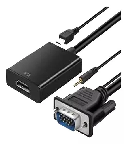 Conversor Adaptador Vga + Audio A Hdmi Netmak Nm-c63
