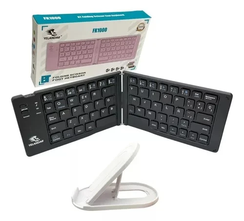 Teclado Plegable Inalambrico Para Celulares Tabletas iPad BLUETOOTH colores para cartera fk1000