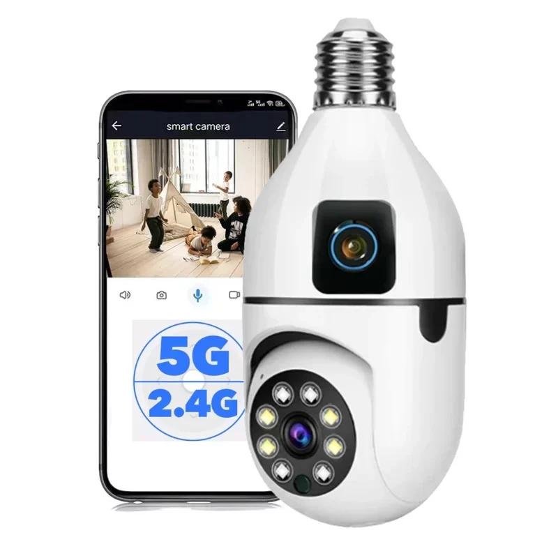 Cámara Inteligente de Doble Lente V380 Pro