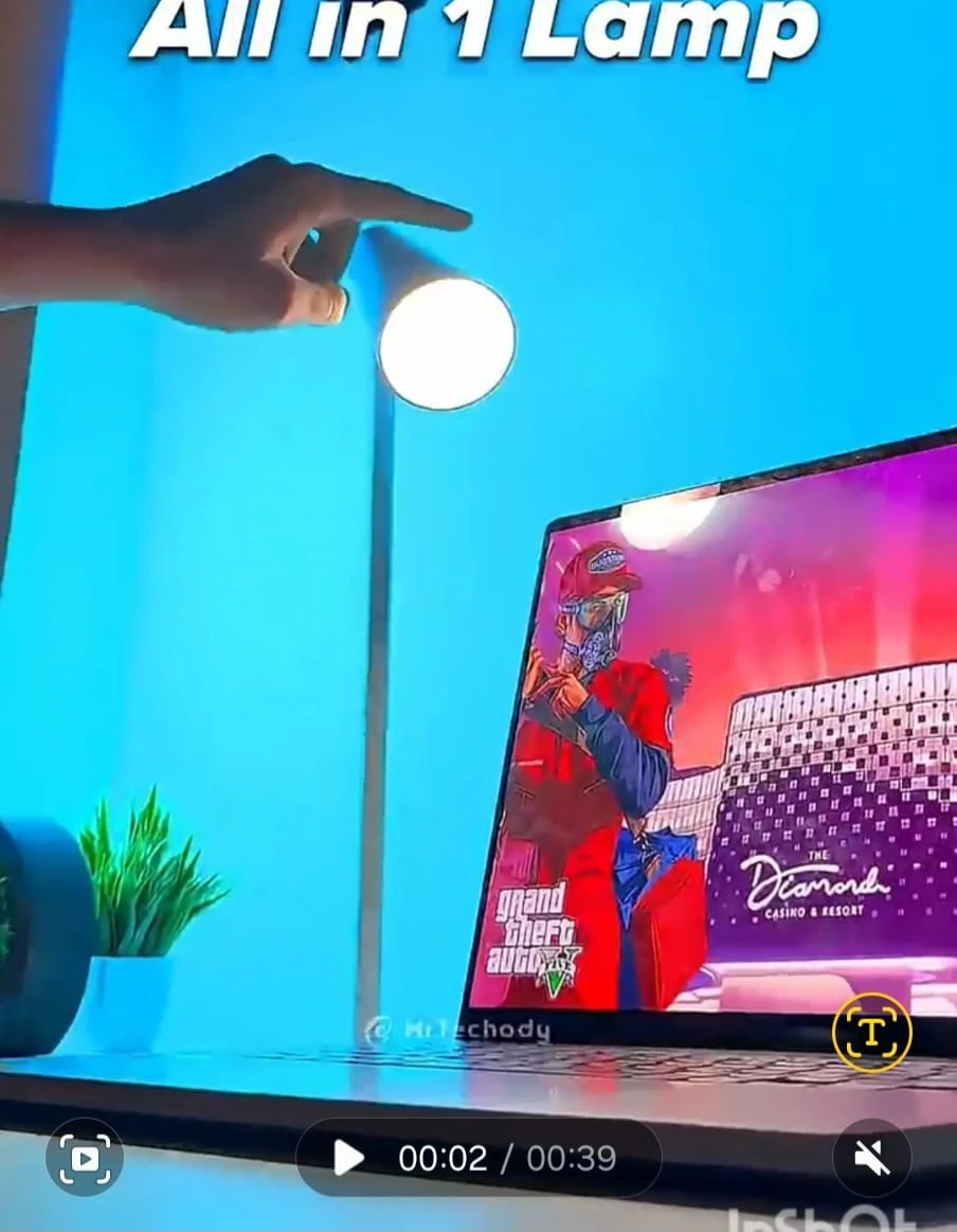 Lámpara de uñas multifuncional con atracción magnética cinco en uno YT-1288