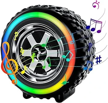PARLANTE PORTATIL BLUETOOTH RGB FORMA DE RUEDA TOKYO X-507