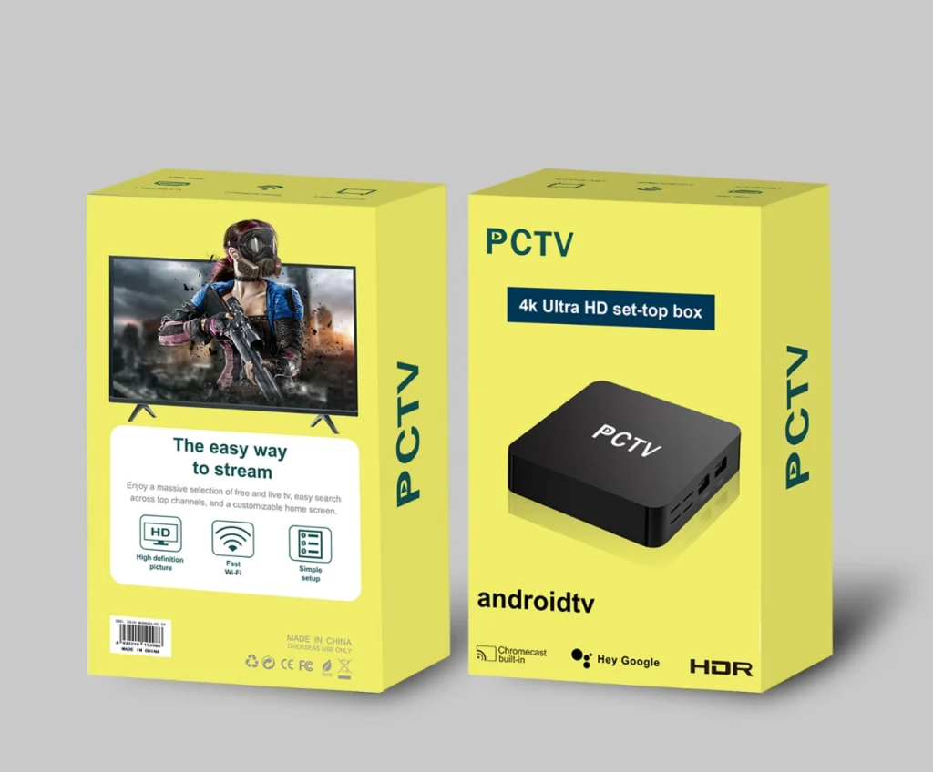 PC TVbox 4k ultra HD android 13.0 64gb ram 512 gb 2.4/5G wifi con  applicacion magma