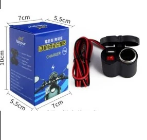 TOMA CORRIENTE CARGADOR USB MOTO