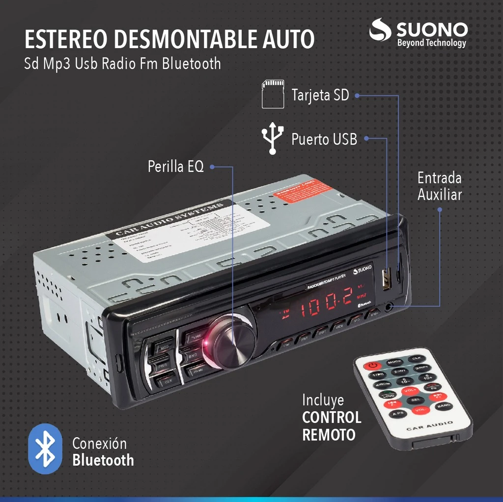 Estereo Removible Suono