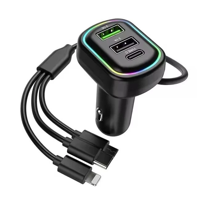 CARGADOR TRANSMISOR DE RADIO MP3 BLUETOOTH PARA COCHE CAR Q7 48W