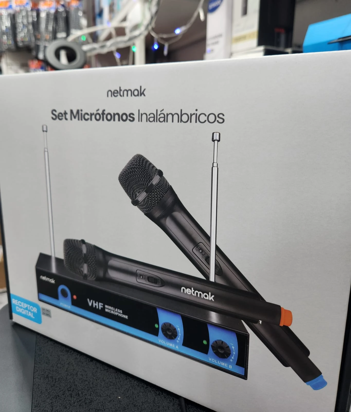 nm-mc25 netmak microfono x2+receptor netmak