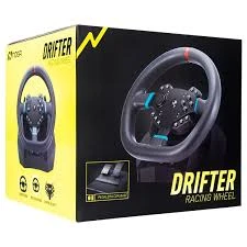 DRIFTER // VOLANTE CON PEDALERA PARA PC - PS4 - PS3 - XBOX - NINTENDO SWITCH