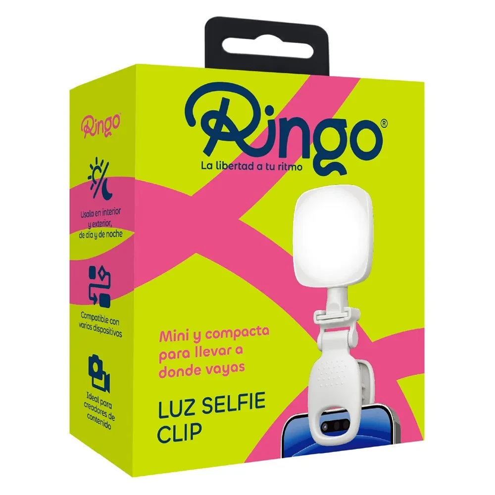 Ringo Luz Selfie Clip | Resultados profesionales en cada foto