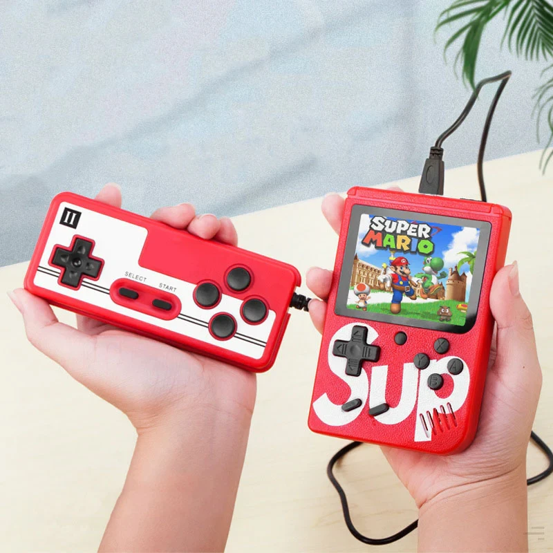 400-in-1 SUP Retro Handheld Game Console - Double Player Edition