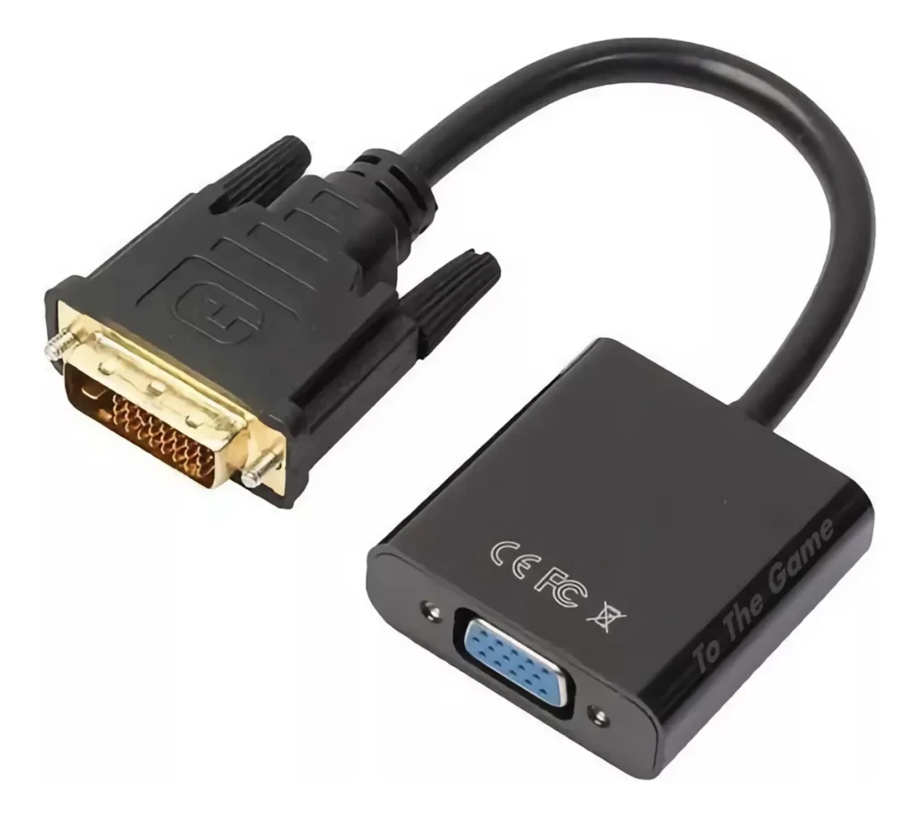 Adaptador Dvi D A Vga Hembra 24+1 Cable Conversor Monitor gm-6631 skyway