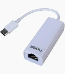Adaptador USB tipo C a RED - LAN - Ethernet - RJ-45 100Mbps  NOGA