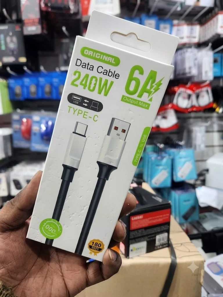 data cable usb a usb type c 6A 240W A-002U