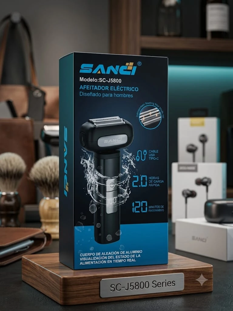 Afeitadora Eléctrica Sanci Sc-j5800