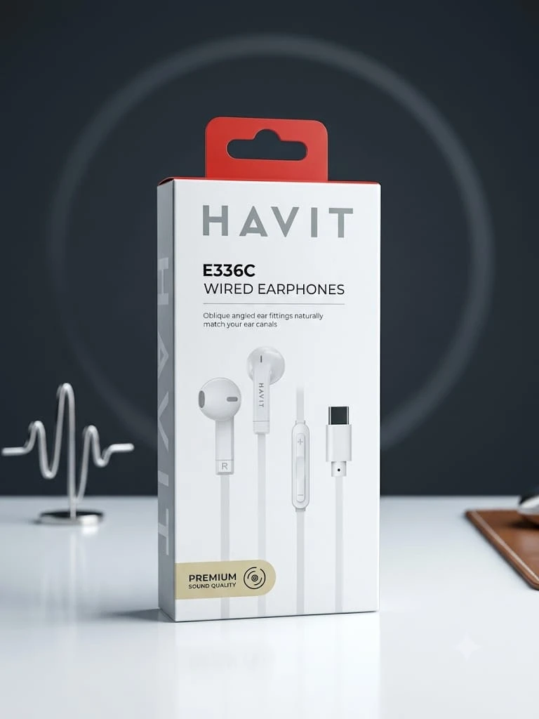 HAVIT E336C Wired Type-C Earphone