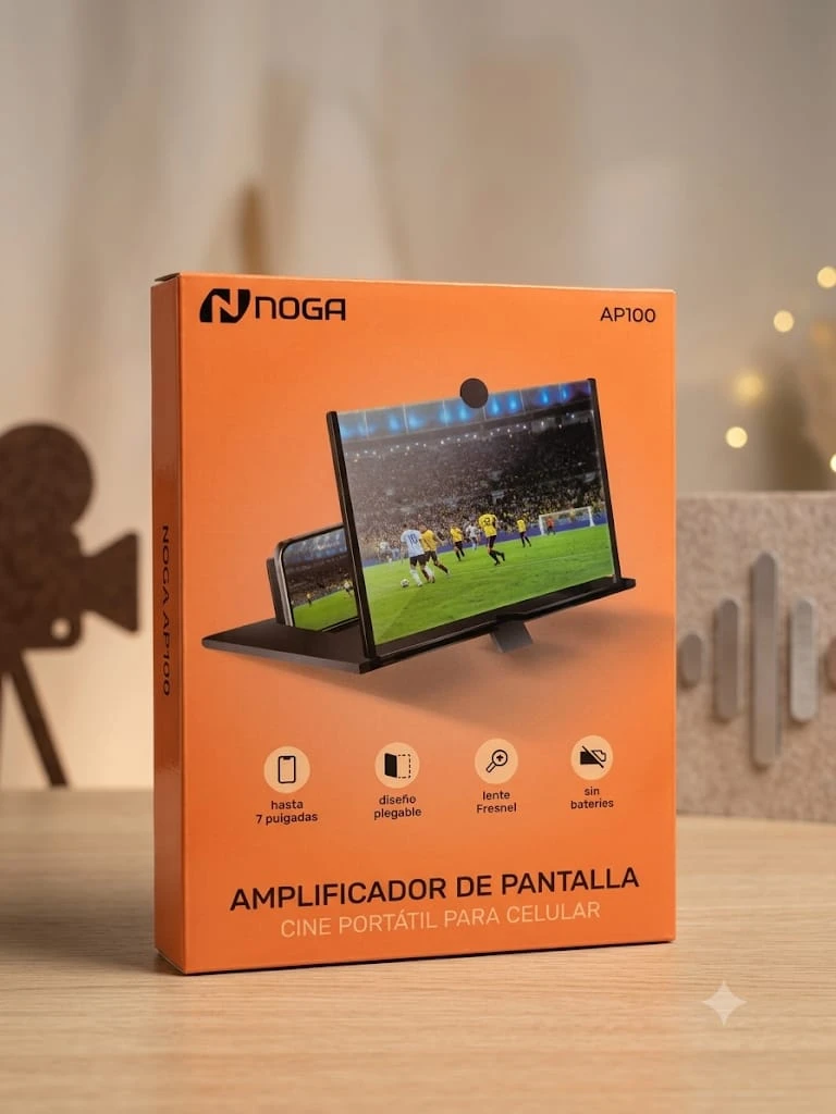 AMPLIFICADOR DE PANTALLA soporta hasta 7 pulgadas y expande a 10" maximo NOGA AP100