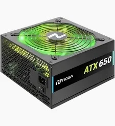 Noga RGB Power ATX-650 RGB 650 W - Negro