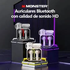 Auriculares Inalámbricos Bluetooth Monster Xkt15 original  Colores