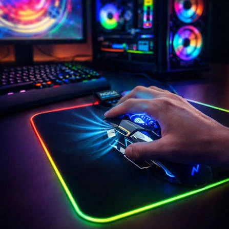 MOUSE GAMER RETROILUMINADO CON VENTILACIÓN ST-WINDX NOGA